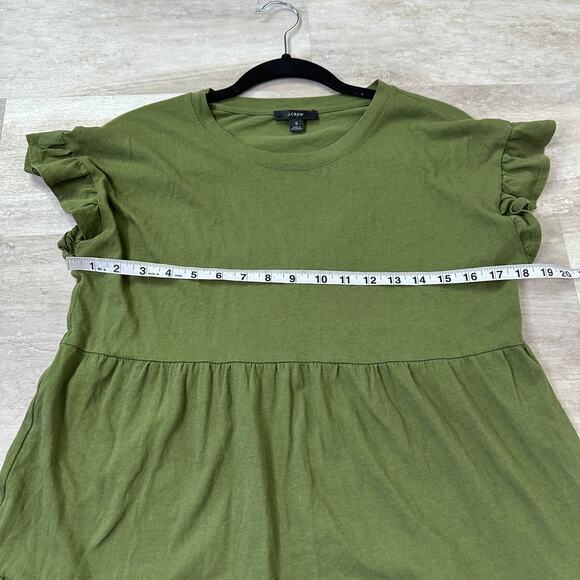 J.Crew Tiered dress in broken-in jersey #AX974 Size Small - Picture 6 of 9